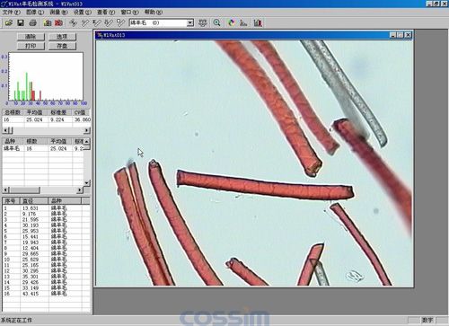 纖維細(xì)度分析軟件PS-WT2